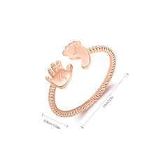 Load image into Gallery viewer, Baby Palm and Feet Ring
