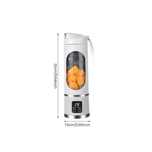 Load image into Gallery viewer, 450ml Portable USB Rechargeable Juicer Blender
