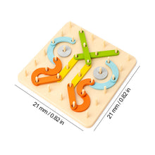 Load image into Gallery viewer, Montessori Pegboard Puzzle