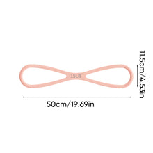 Load image into Gallery viewer, 8-Shaped Silicone Resistance Band with Massage Grip