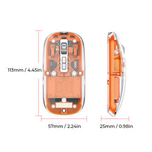 Load image into Gallery viewer, Wireless Bluetooth Transparent Mouse