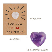 Load image into Gallery viewer, 24 Pack Valentines Cards with Heart-Shape Crystals