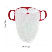 Load image into Gallery viewer, Santa Claus Face Mask