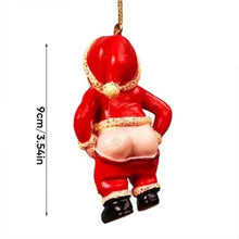 Load image into Gallery viewer, Playful Butt Santa Ornaments