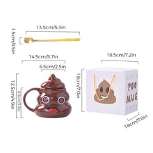 Load image into Gallery viewer, Naughty Prank Poop Ceramics Mug