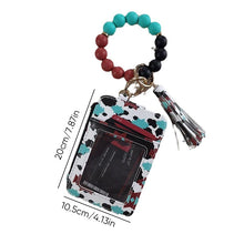 Load image into Gallery viewer, Stylish Card Holder With Silicone Bead Bracelet