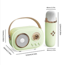 Load image into Gallery viewer, Mini Karaoke-maskin med trådløs mikrofon
