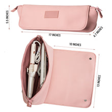 Load image into Gallery viewer, Hair Tools Travel Bag and Heat Resistant Mat