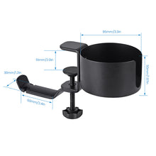 Load image into Gallery viewer, 2 In 1 Universal Desk Cup Holder