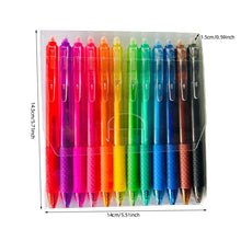 Load image into Gallery viewer, Multi-Color Erasable Gel Pens (12 pcs)