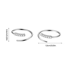 Load image into Gallery viewer, Minimalist Double Twist Earring