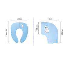 Load image into Gallery viewer, Portable Foldable Baby Toddler Potty Toilet Seat Covers Pad Cushion
