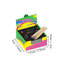 Load image into Gallery viewer, DIY Rainbow Magic Scratch Paper Art Set
