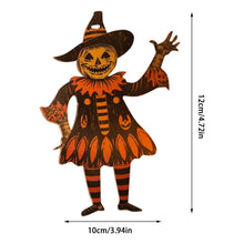 Load image into Gallery viewer, Halloween Vintage Bunting Wooden