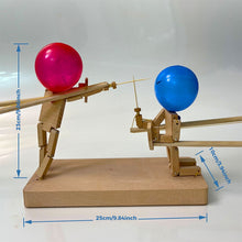 Load image into Gallery viewer, Wooden Fencing Puppets