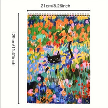 Load image into Gallery viewer, 2025 Cat Art Wall Calendar with Thematic Illustrations