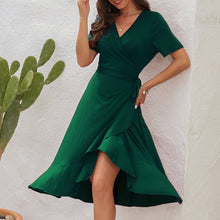 Load image into Gallery viewer, V-Neck High Waist Dress
