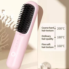 Load image into Gallery viewer, Cordless Hair Straightener Brush