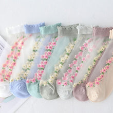 Load image into Gallery viewer, Summer Floral Breathable Socks