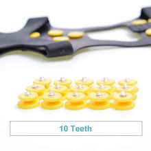 Load image into Gallery viewer, 10 teeth crampons, non-slip shoe cover, 1 pair