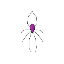 Load image into Gallery viewer, Spider Stained Glass Suncatcher