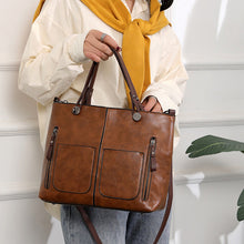 Load image into Gallery viewer, Ladies Vintage Leather Shoulder Bag