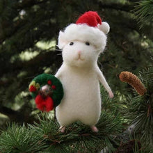 Load image into Gallery viewer, Cute Felt Mouse Ornament