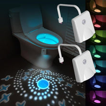 Load image into Gallery viewer, Rechargeable LED Toilet Light