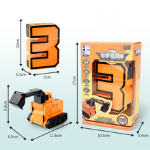 Load image into Gallery viewer, Toy Deformation Number Transform Robot
