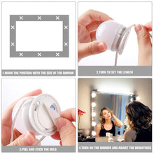 Load image into Gallery viewer, Vanity Mirror Lights Kit with Dimmer and USB Phone Charger