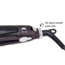 Load image into Gallery viewer, Steam Flat Iron Hair Straightener