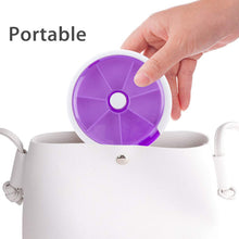 Load image into Gallery viewer, Weekly Portable Round Pill Box