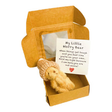 Load image into Gallery viewer, Handmade Mini Plush Teddy Bear in Box