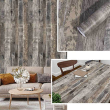 Load image into Gallery viewer, Simulation Wood Grain Self Adhesive Wallpaper