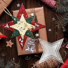 Load image into Gallery viewer, Christmas Patchwork Star Template Set