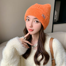 Load image into Gallery viewer, Cute Cat Ear Beanie Hat