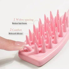 Load image into Gallery viewer, Silicone Scalp Massage Comb With Long Handle
