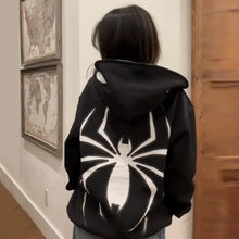 Load image into Gallery viewer, Spider Punk Zip Up Hoodie