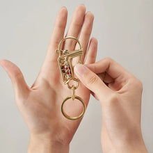 Load image into Gallery viewer, Stainless Brass Keychain
