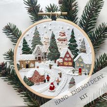 Load image into Gallery viewer, Christmas Embroidery KIT