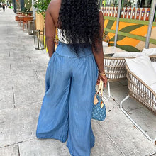 Load image into Gallery viewer, Wide-leg High-waisted Jeans