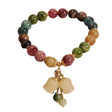 Load image into Gallery viewer, Natural Colored Tourmaline Bracelet