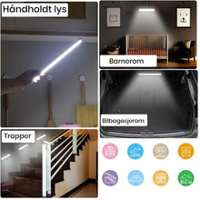 Load image into Gallery viewer, LED magnetisk induksjonslampe med 3 moduser