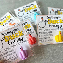 Load image into Gallery viewer, Funny Middle Finger Duck Lucky Charm Gift (7 pcs)