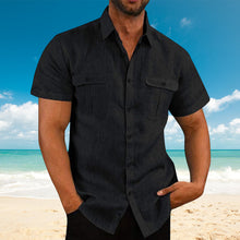 Load image into Gallery viewer, Stretch Short Sleeve Shirt with Pockets