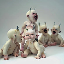 Load image into Gallery viewer, Scary Ghost Doll Resin Statue Ornament