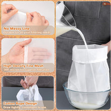 Load image into Gallery viewer, Reusable Nylon Soy Milk Filter Bag (10 pcs)