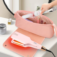Load image into Gallery viewer, Hair Tools Travel Bag and Heat Resistant Mat