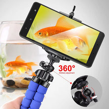 Load image into Gallery viewer, Flexible Sponge Octopus Tripod