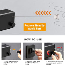 Load image into Gallery viewer, Retractable Clothesline Indoor/Outdoor